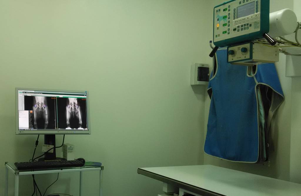 Clínica Veterinaria Romareda Sala de rayos X